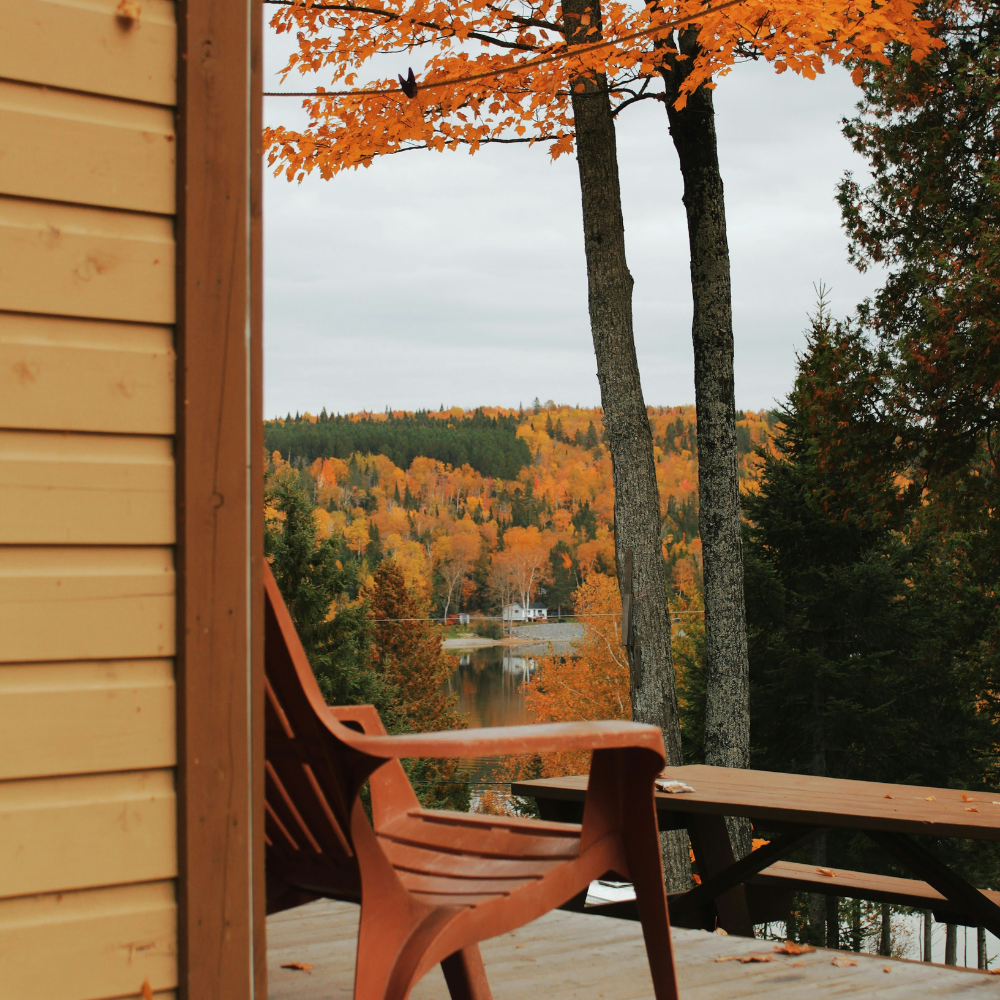 Saint-Juste-du-Lac, QC, Canada in autunno